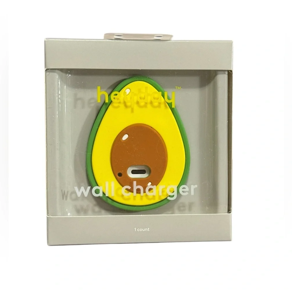 HeyDay Avocado or Donut Sprinkles Fast Charging USB-C Port Wall Charger New